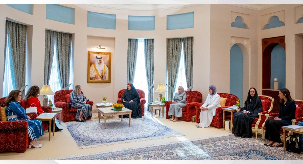 قرينة العاهل المعظم تستقبل حرم رئيس دولة إسرائيل