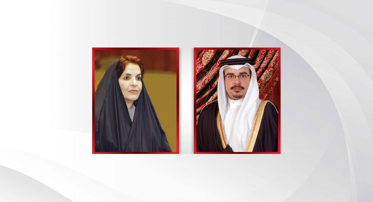 سمو ولي العهد رئيس مجلس الوزراء يتبادل التهاني مع سمو قرينة ملك البلاد المفدى رئيسة المجلس الأعلى للمرأة بمناسبة يوم المرأة البحرينية