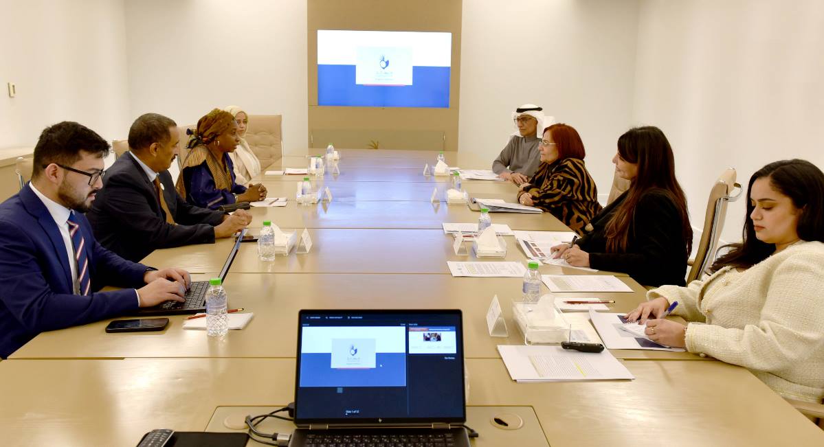 الأمين العام للمجلس الأعلى للمرأة تستقبل نائب المدير العام والمدير العام للشراكات العالمية والعلاقات الخارجية في 