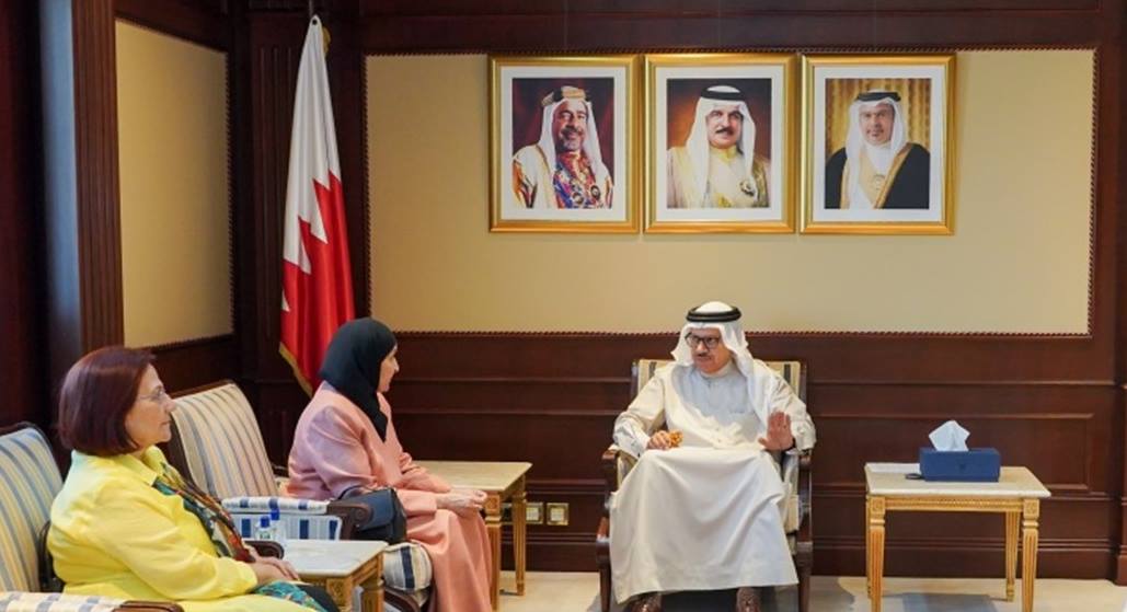 وزير الخارجية يستقبل نائبة رئيسة المجلس الأعلى للمرأة 