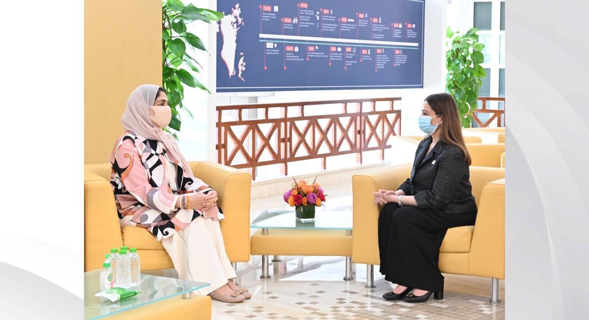 الأنصاري تستقبل جناحي بمناسبة عضويتها في منظمتي العمل العربية والدولية