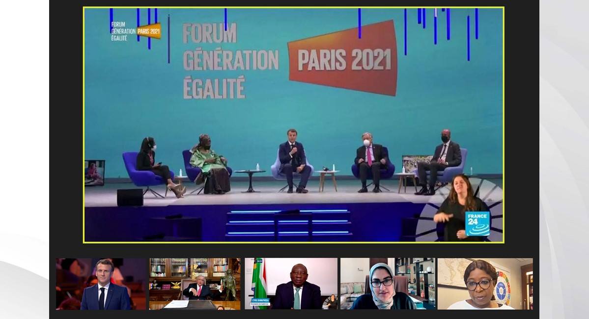 افتتحه الرئيس الفرنسي ماكرون بحضور عالمي .. الأنصاري تشارك في جلسة افتتاح منتدى 