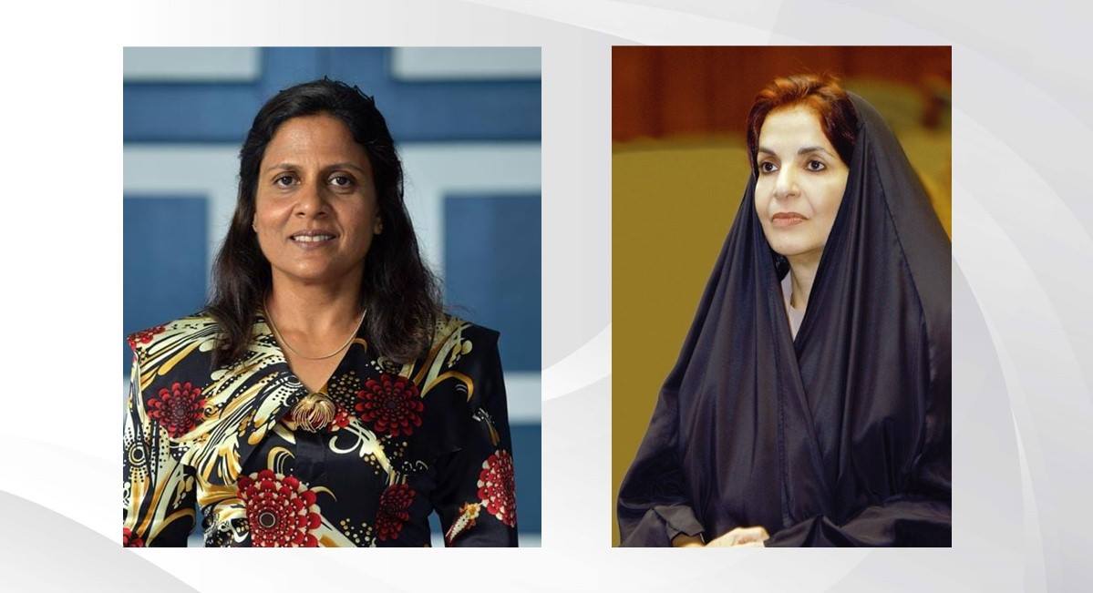 قرينة عاهل البلاد المعظم تستقبل السيدة الأولى لجزر المالديف