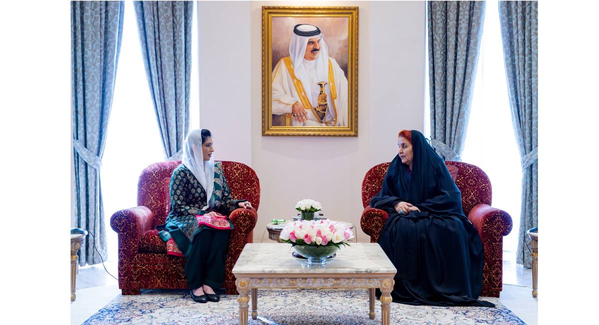 قرينة عاهل البلاد المعظم تلتقي   السيدة الأولى لجمهورية باكستان الإسلامية