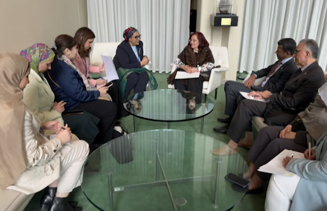 سعادة الأمين العام للمجلس الأعلى للمرأة تلتقي برئيسة المجلس القومي للمرأة في مصر المستشارة أمل عمار